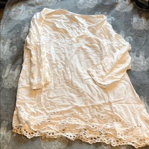 Old navy white tunic top
